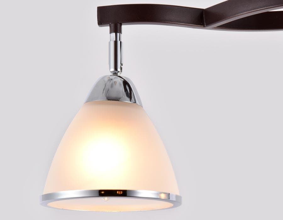 Ambrella Подвесная люстра TR3112/3 DCF/CH темный кофе/хром E27 max 40W 550*150*320 — миниатюра 2