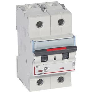 Legrand DX3 Автоматический выключатель 2P 63A (C) 36kA 410014 — миниатюра 2