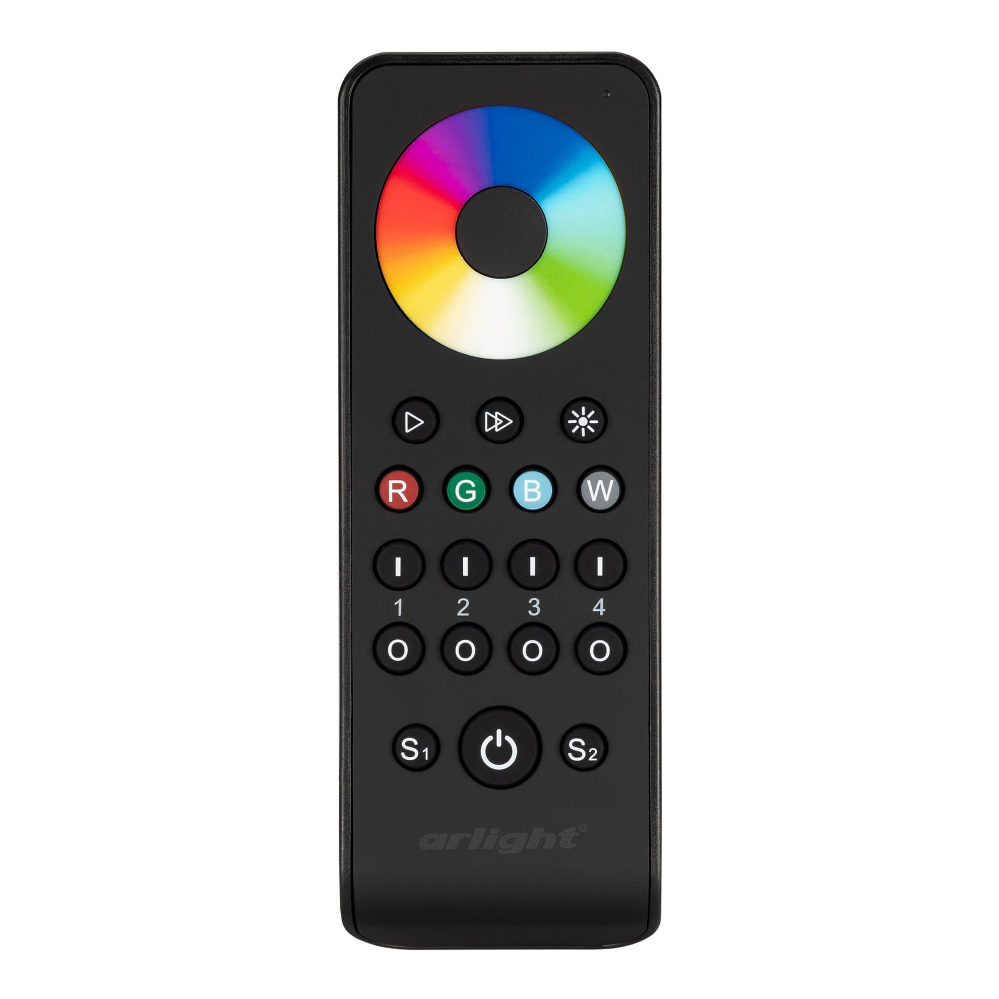 Arlight Пульт SMART-R43-RGBW Black (4 зоны, 2.4G) (IP20 Пластик, 5 лет) 031939 — миниатюра 2