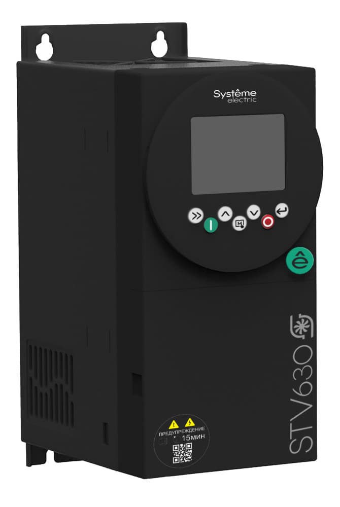 Systeme Electric Преобразователь частоты STV630 4 кВт 400В ЭМС С3 + LED панель оператора — миниатюра 1