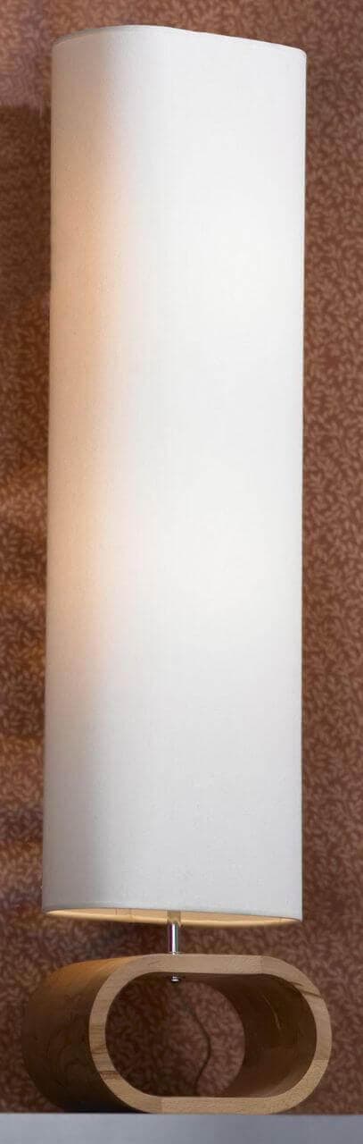 Lussole S.R.L Металл/дерево Хром / дерево Ткань Торшер E27 60W LSF-2115-02 — миниатюра 2