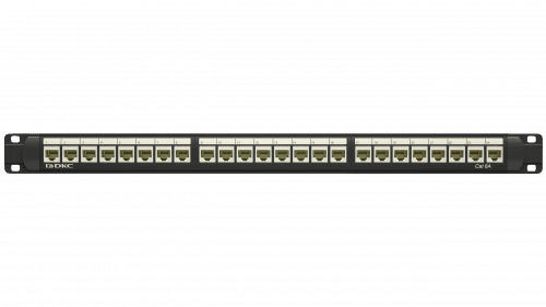DKC Патч-панель 19",1U,CAT6А, 24 модуля RJ45, неэкранированная