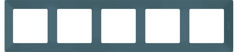 Legrand Valena LIFE Лазурь Рамка 5-ая 754095 — миниатюра 3
