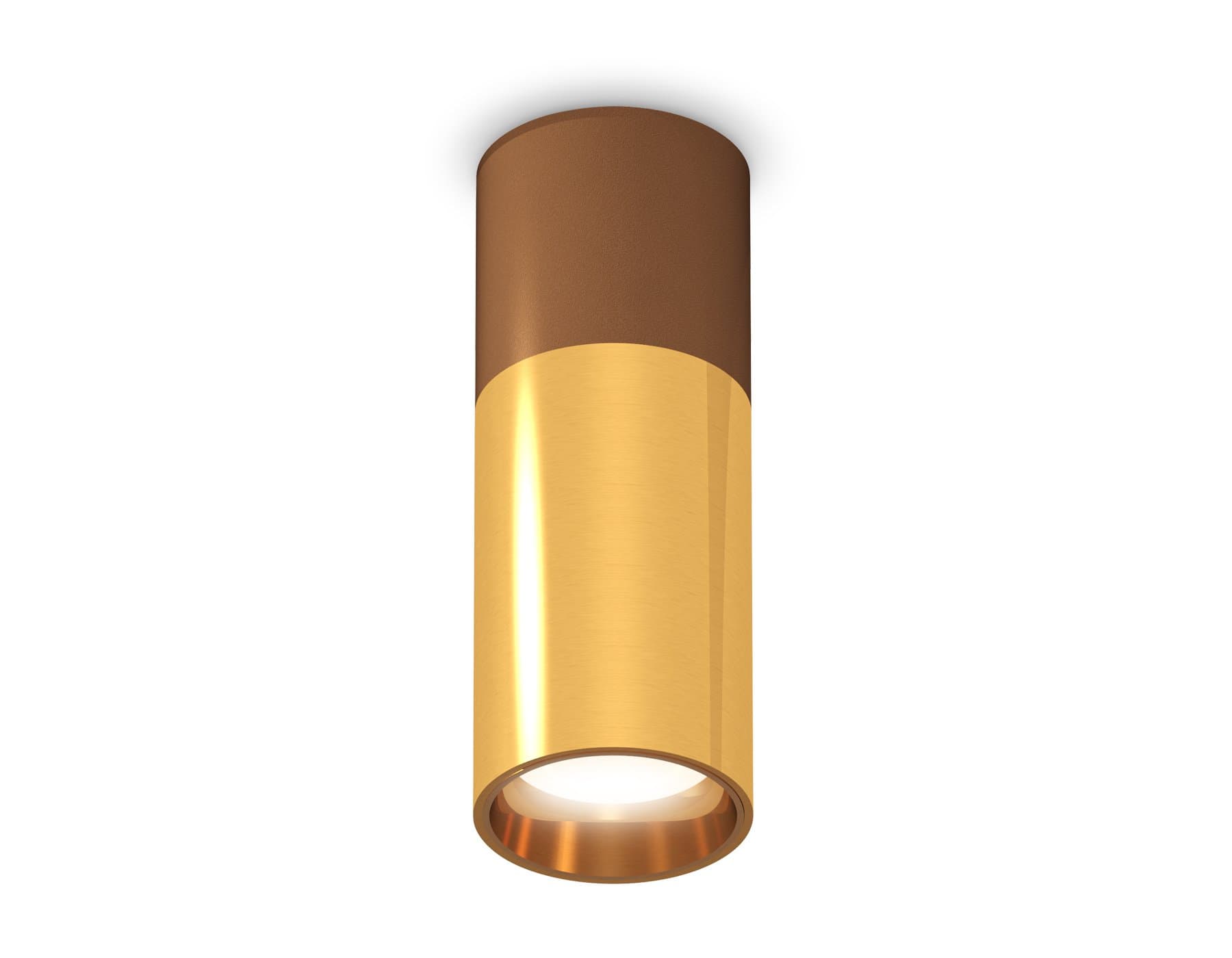 Ambrella Комплект накладного светильника XS6327060 PYG/SCF золото желтое полированное/кофе песок MR16 GU5.3 (C6304, C6327, A2010, N6113) — миниатюра 1