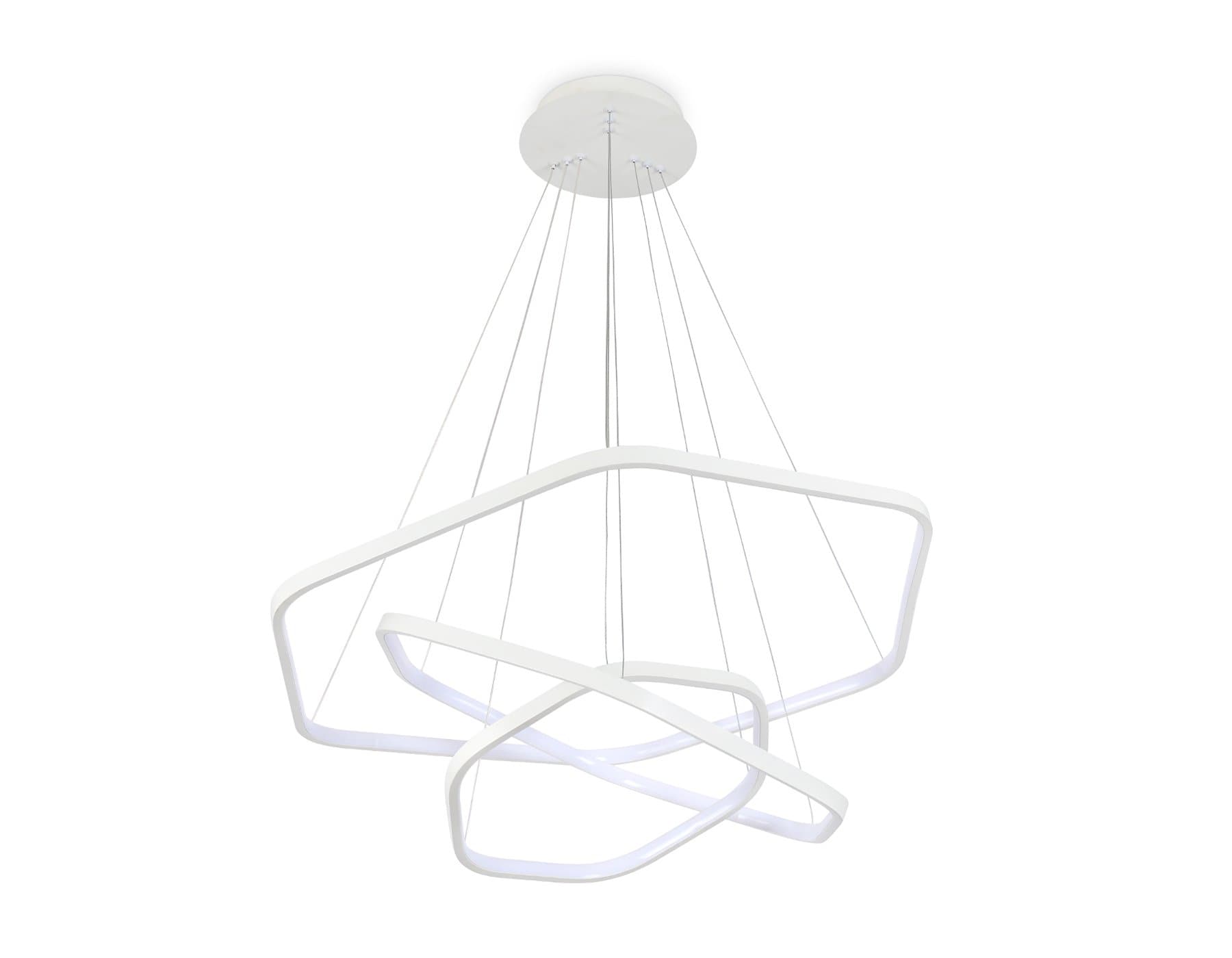 Ambrella Подвесной светодиодный светильник FL365/3 WH белый 88W 4200K D400/600/800*1200 (без ПДУ) — миниатюра 6