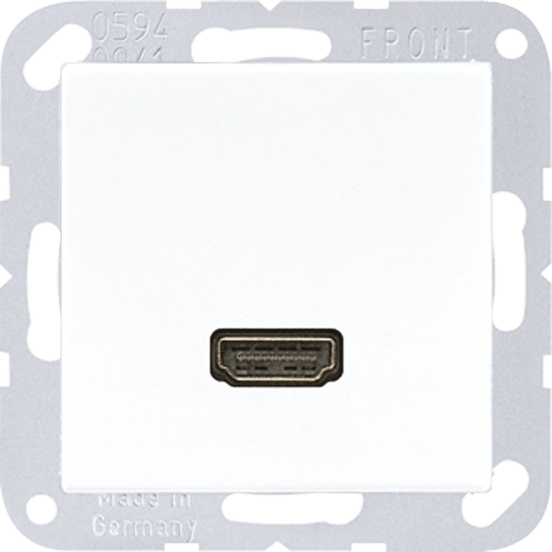 JUNG A 500 Белая Розетка HDMI 1-ая MAA1112WW