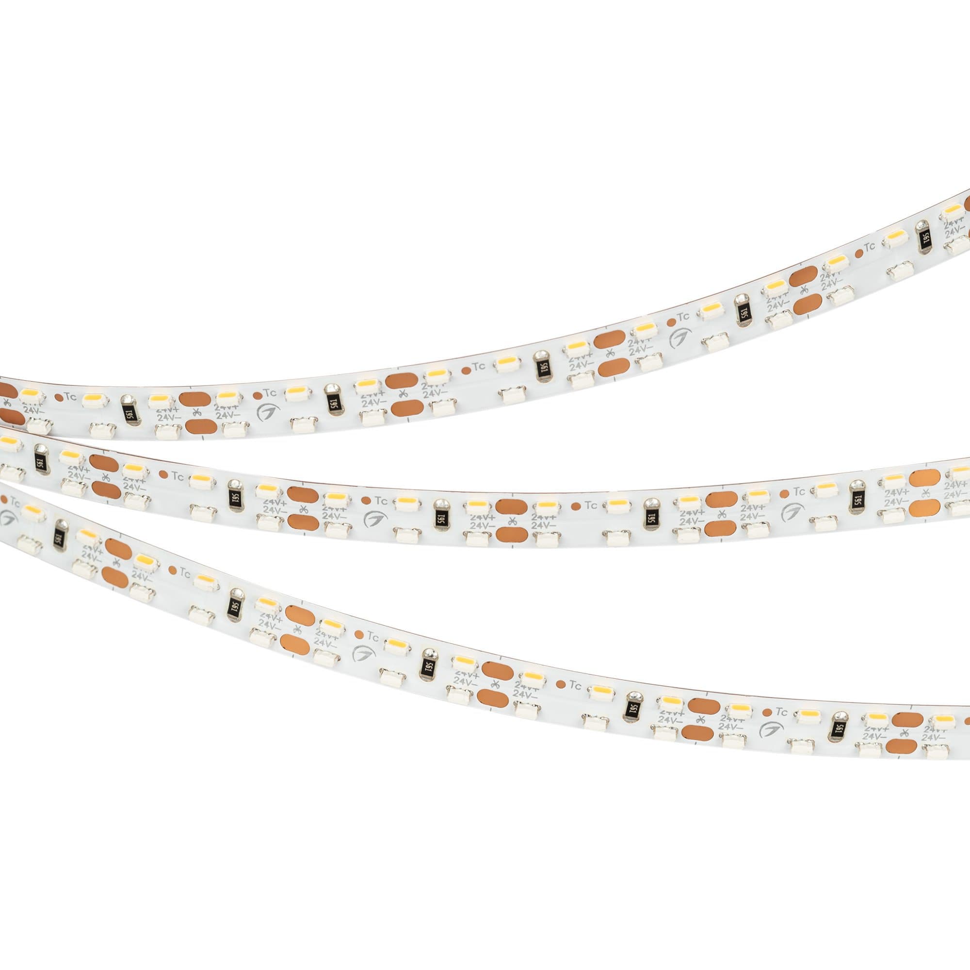 Arlight Светодиодная лента RS 2-5000 24V Warm3000 2x2 8mm (3014, 240 LED/m, LUX) (14.4 Вт/м, IP20) 024466 — миниатюра 1