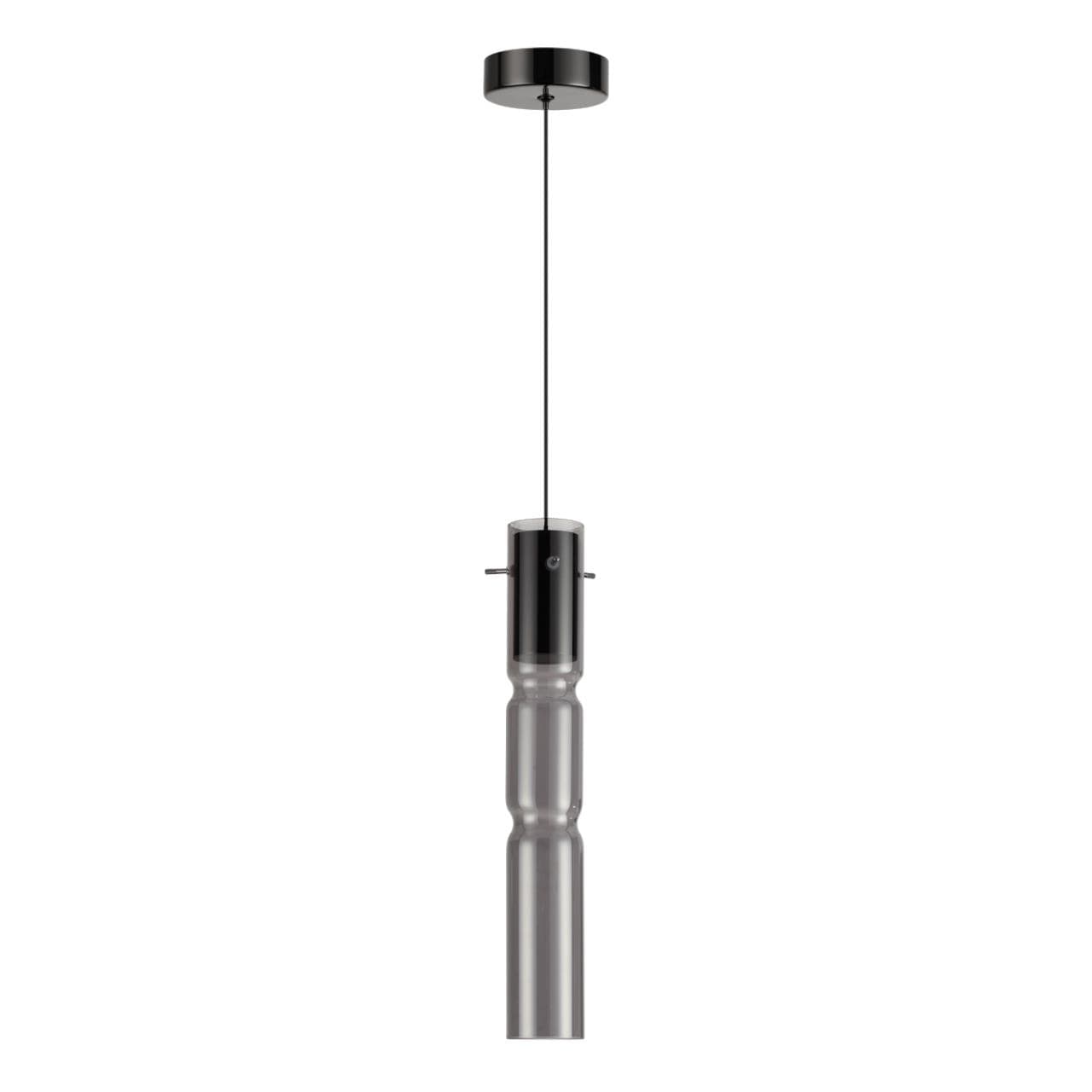 Odeon Light 5059/5L PENDANT ODL24 323 черный/дымчатый/металл/стекло Подвес LED 5W 3000K SCROW