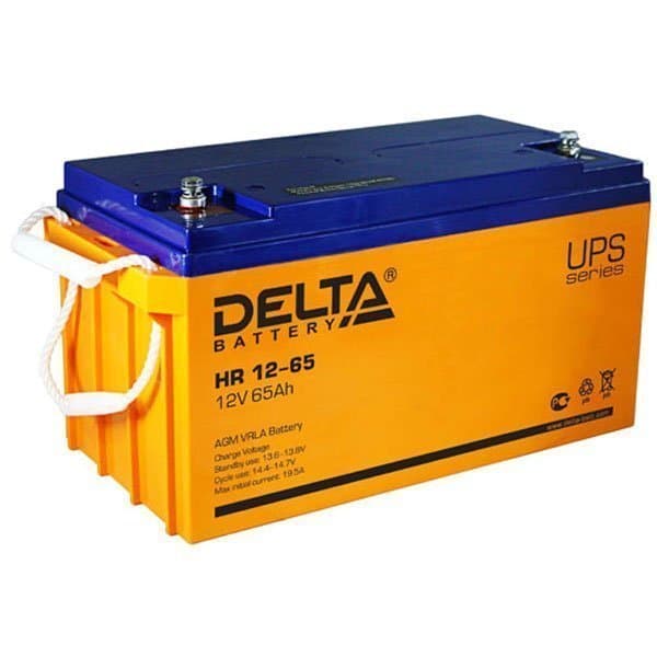 Delta Аккумуляторная батарея HR 12-65 (12V/65Ah)