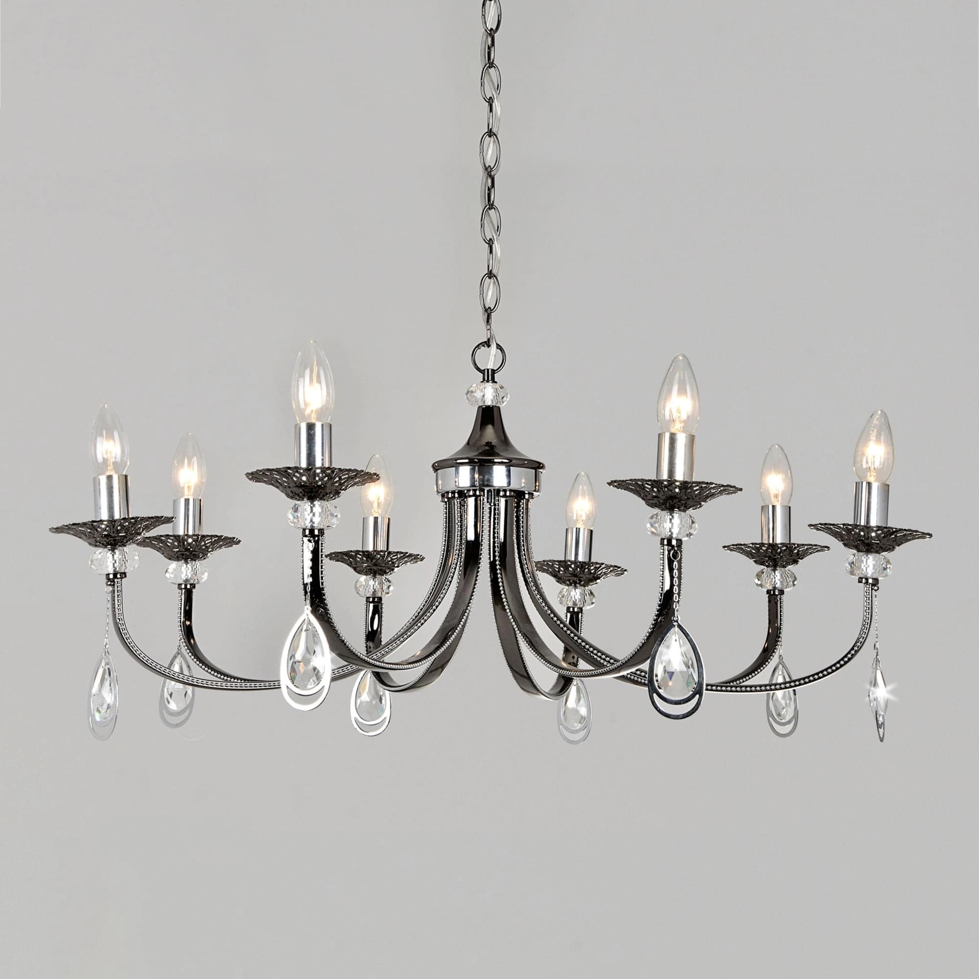 Citilux CL417181 Оксфорд Черн.Хром+Хром Светильник Люстра — миниатюра 2
