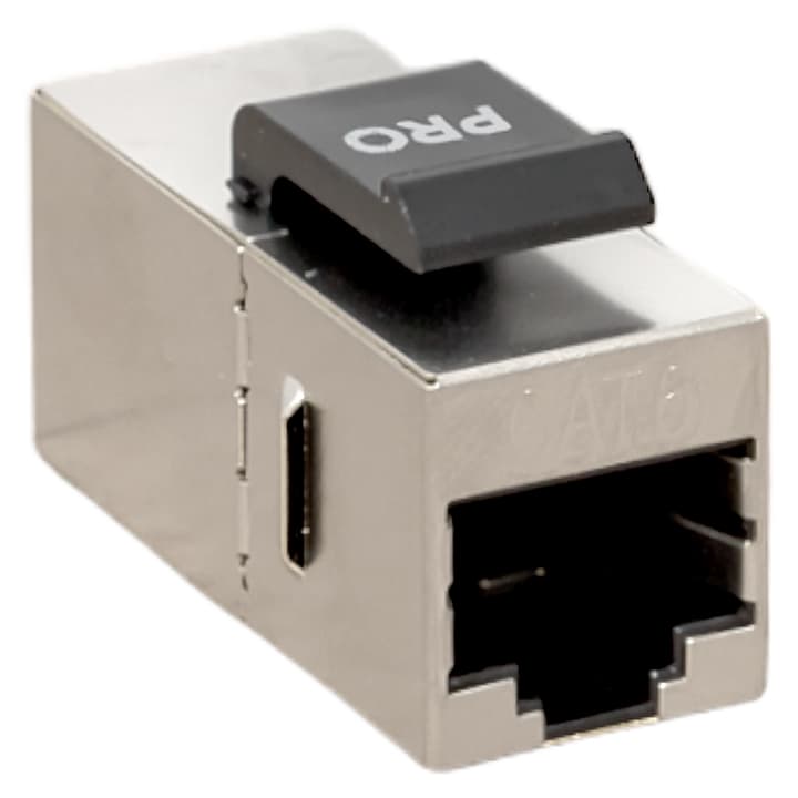 EKF TeraLINK PRO Адаптер проходной TeraLINK PRO Cat.6 экранированный RJ45-RJ45 тип Keystone — миниатюра 1