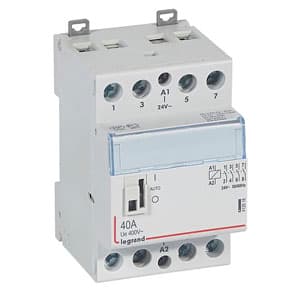 Legrand CX3 Контактор 24V 4НО 40А с руч.уп. 412518 — миниатюра 2