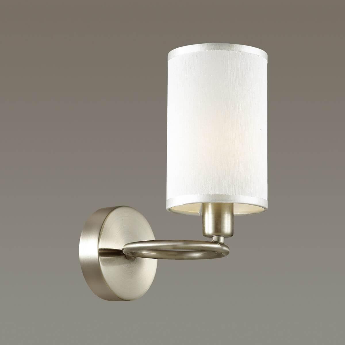Lumion 4431/1W LN20 042 никель, белый Бра E14 1*40W 220V AVERY — миниатюра 3