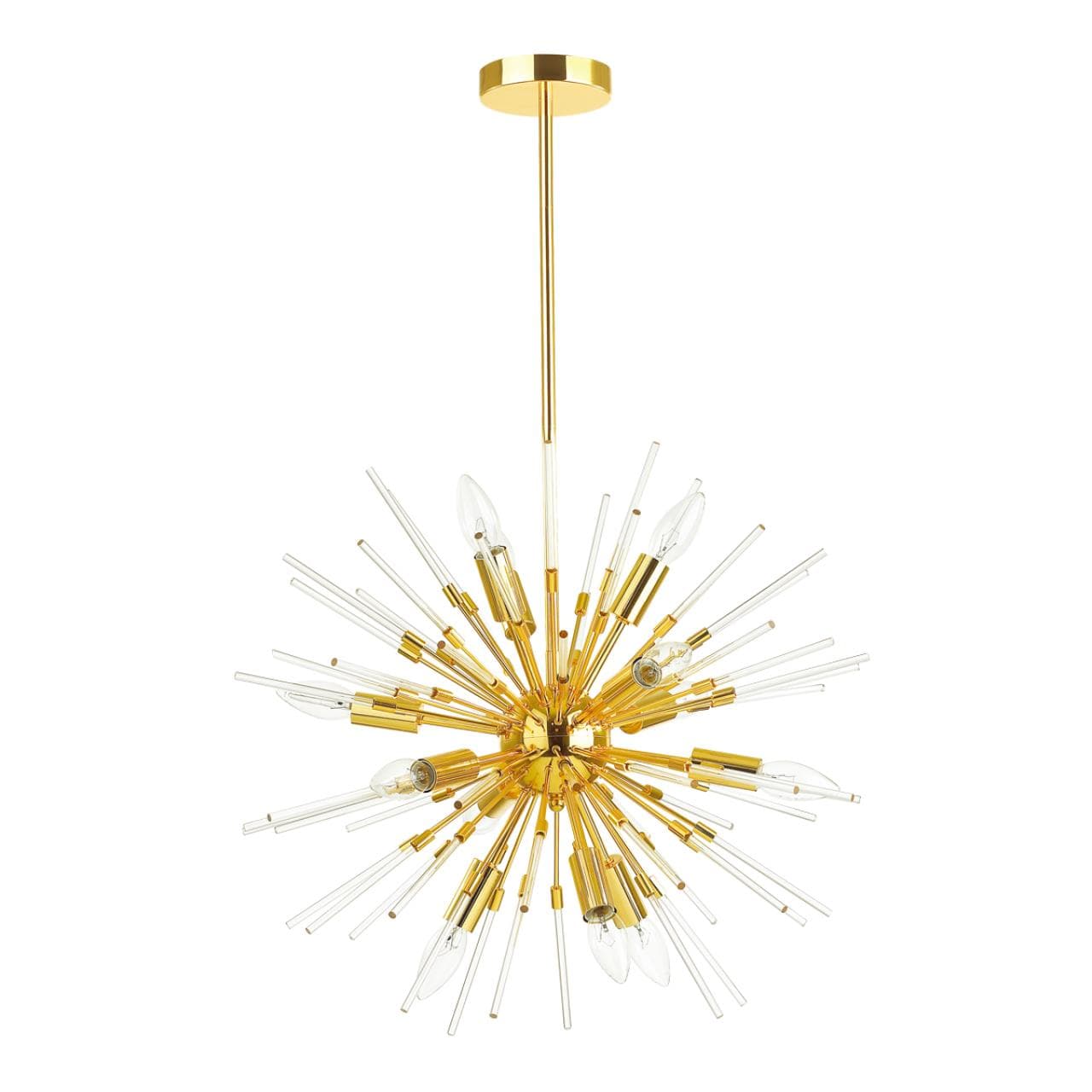 Odeon Light 4849/12 HALL ODL21 208 золотой/прозрачный Люстра E14 12*40W KADRILIA