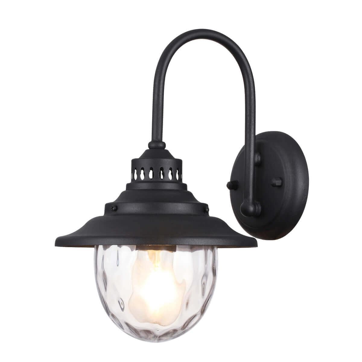 Odeon Light 4836/1W NATURE ODL21 569 черный/стекло Ландшафтный настенный светильник E27 1*60W IP44 KALPI — миниатюра 1