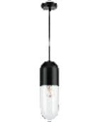Lightstar 690017 (MD22501-1A ) Люстра RAMO 1х40W E14 ЧЕРНЫЙ МАТОВЫЙ/ПРОЗРАЧНЫЙ (в комплекте), шт