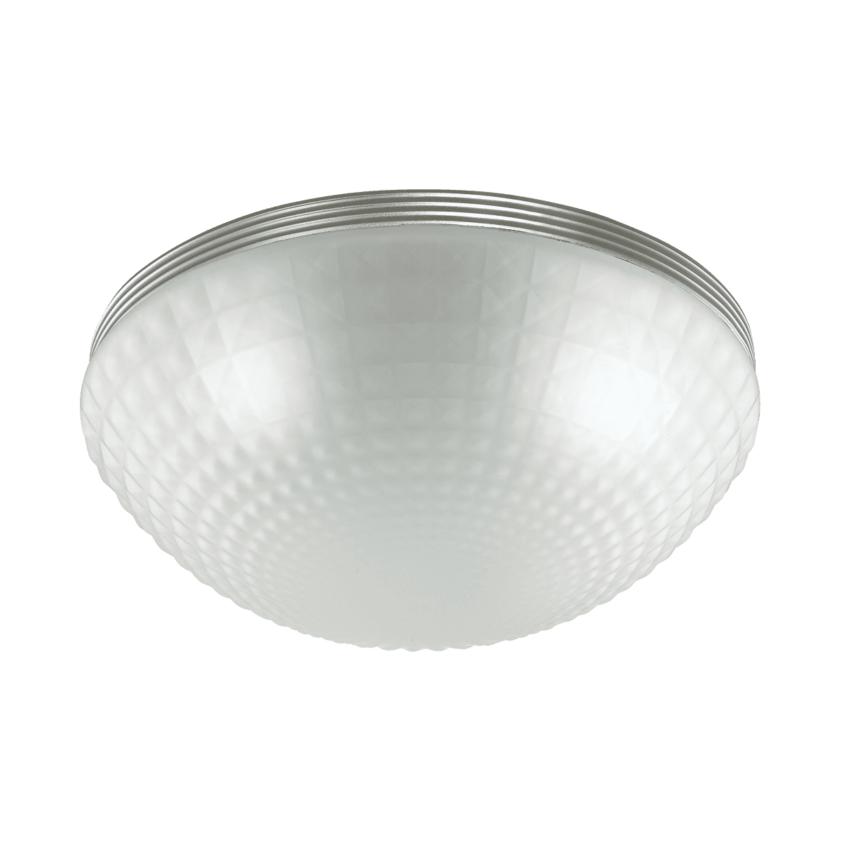 Odeon Light 4937/3C MODERN ODL22 517 серебристый/белый/стекло Потолочный светильник E27 3*60W MALAGA — миниатюра 2