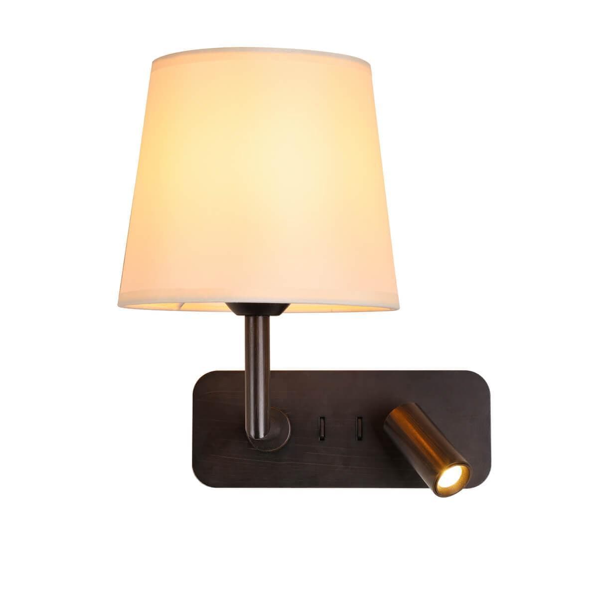 Favourite 2841-1W Bingo Настенный светильник D225*W240*H260, 1*E27*60W, excluded + 1*LED*1W, 100LM, 3000K, included — миниатюра 1