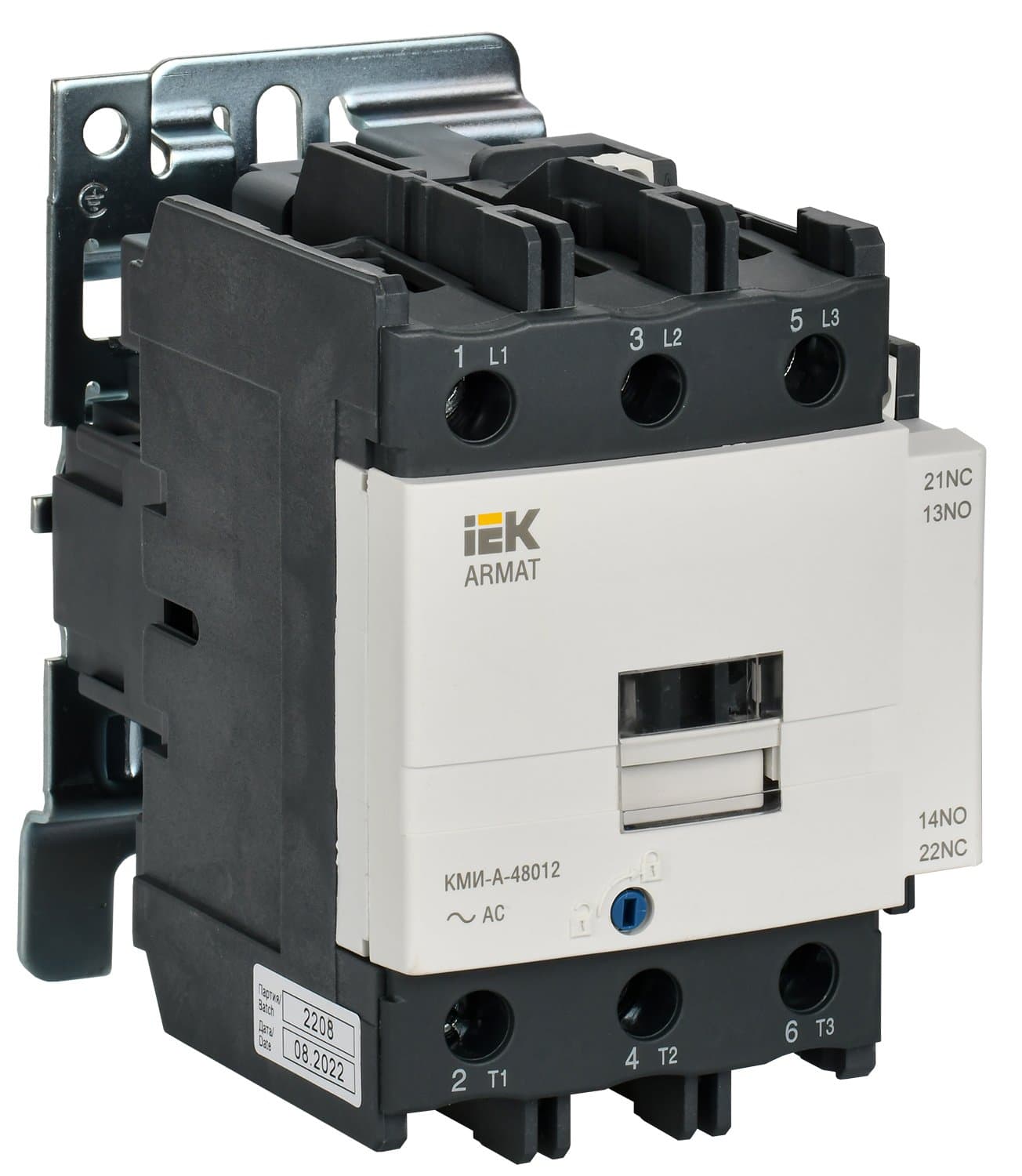 IEK ARMAT Контактор КМИ-А-48012 LC1D 80А 110В/АС3 1НО/1НЗ