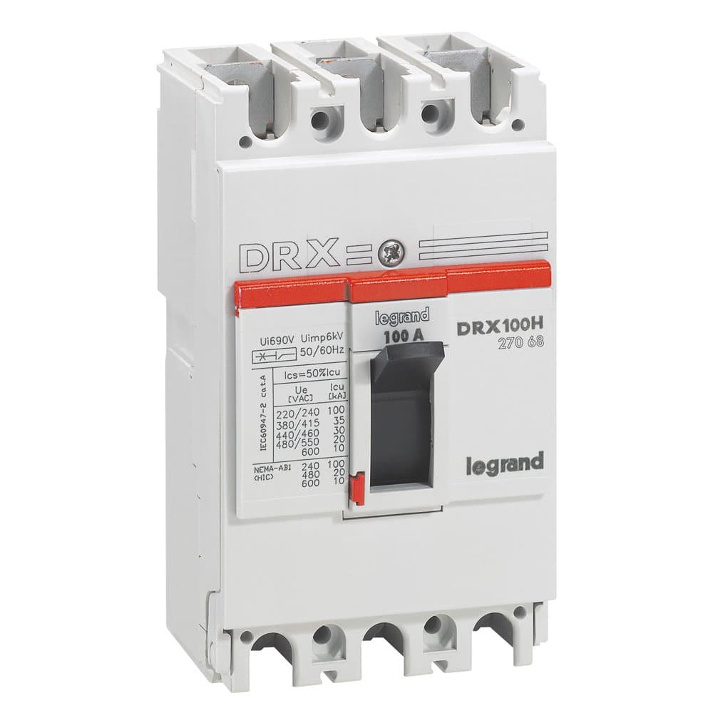 Legrand DRX125 термомагнитный 100A 3П 36KA 027068