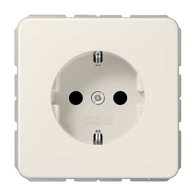 JUNG SCHUKO®-розетка 16 A / 250 B ~, слоновая кость CD1521BF