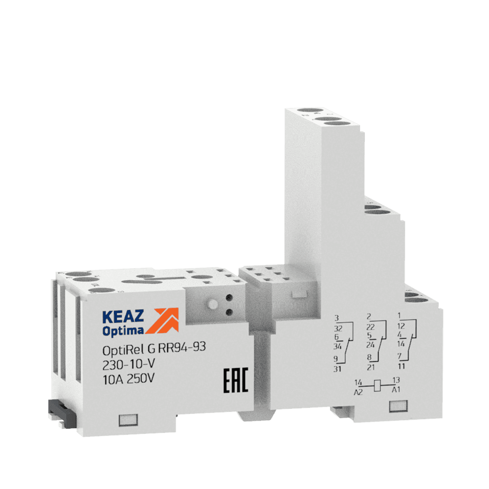 КЭАЗ Розетка для реле OptiRel G RR94-94-230-7-V