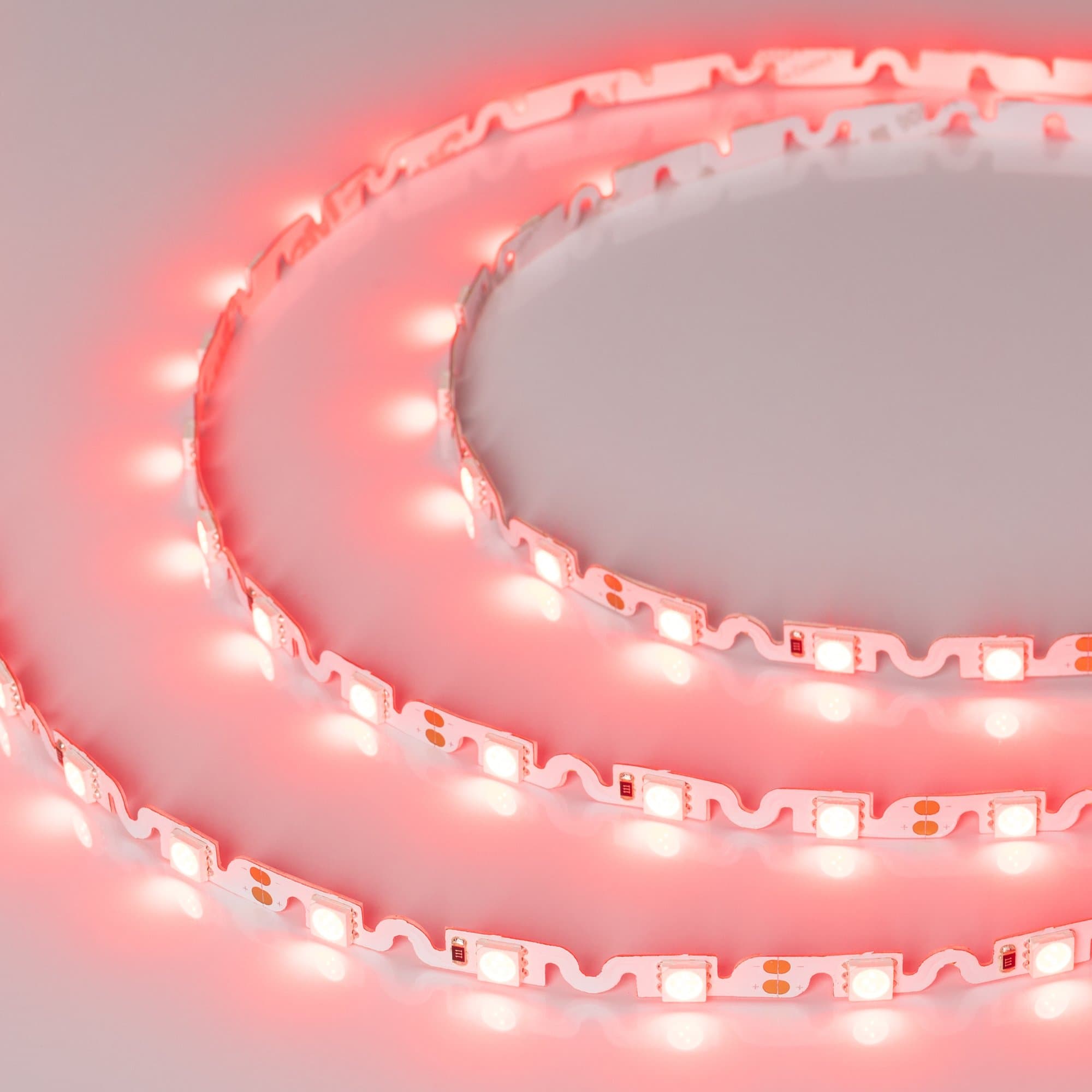 Arlight Светодиодная лента RZ 2-5000 12V Red 2x (5060, 240 LED, Wave) (11.5 Вт/м, IP20) 018223 — миниатюра 4