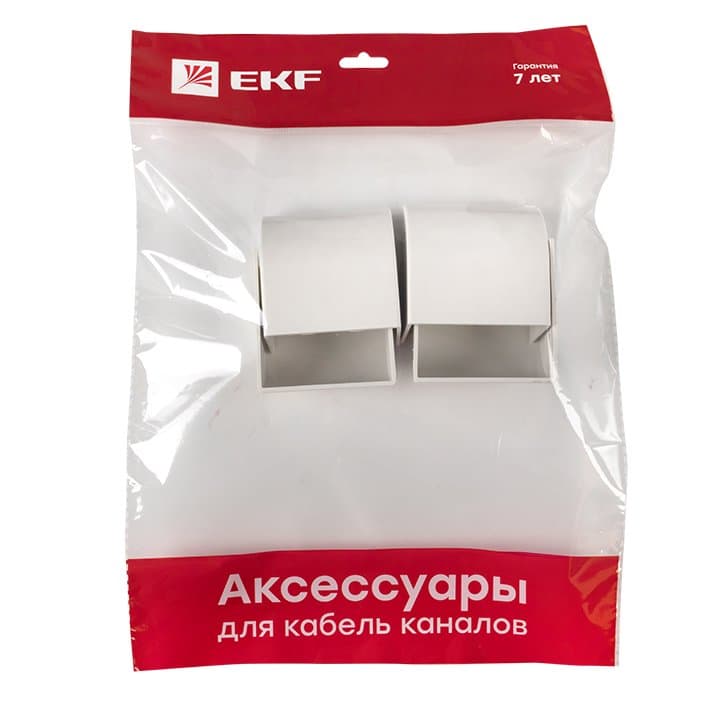 EKF PROxima Заглушка (60х40) (4 шт) Plast Белый — миниатюра 7