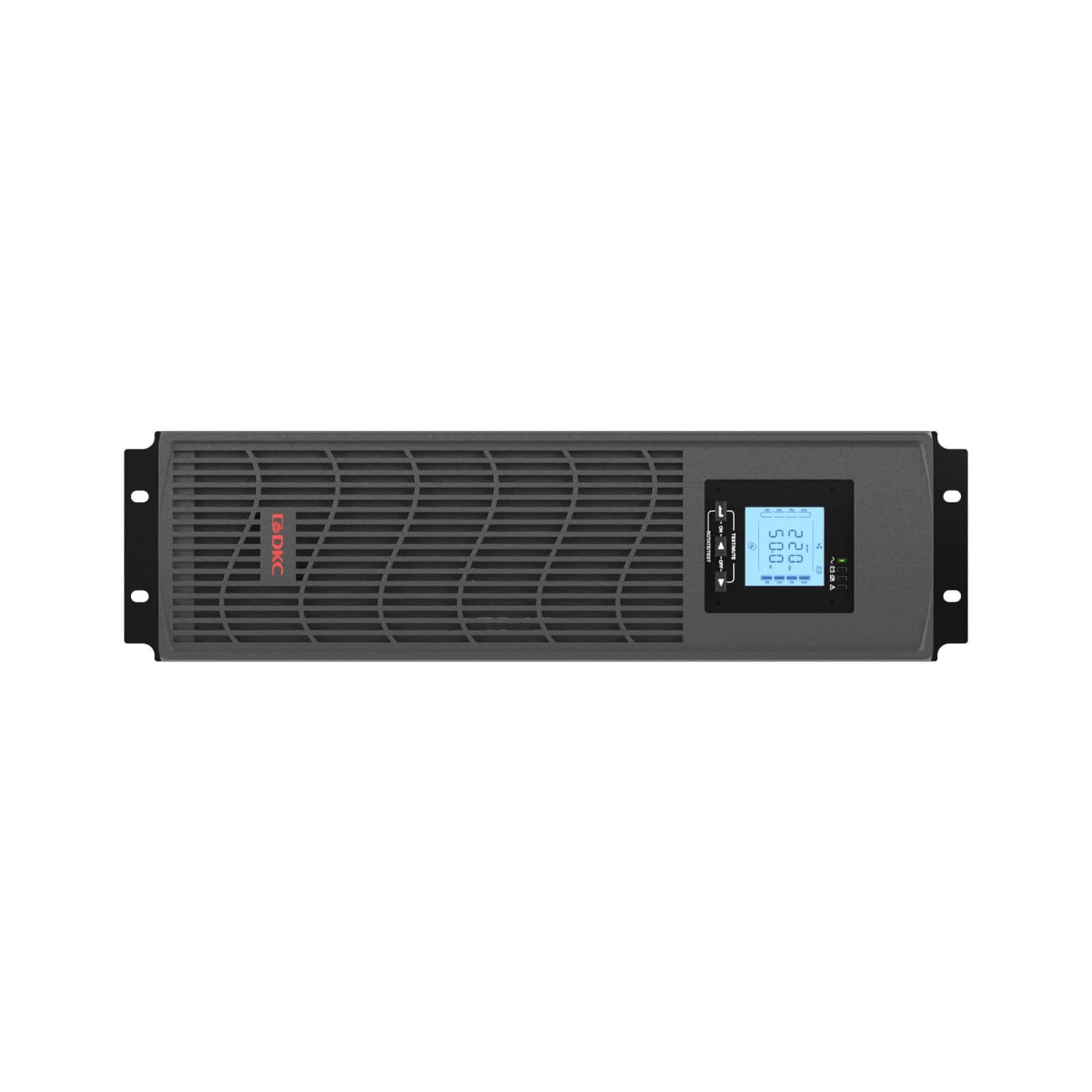 DKC Линейно-интерактивный ИБП ДКС серии Info Rackmount Pro,3000 ВА/2400Вт,1/1, USB, RJ45, 6xIEC C13, Rack 3U, SNMP/AS400 slot, 4x9Aч — миниатюра 3