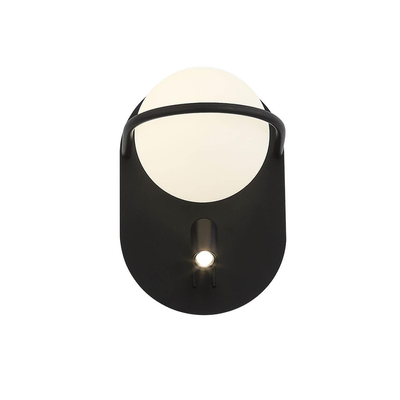 ST LUCE SL395.411.02 Бра  Черный/Белый LED 1+1*8+3W — миниатюра 2