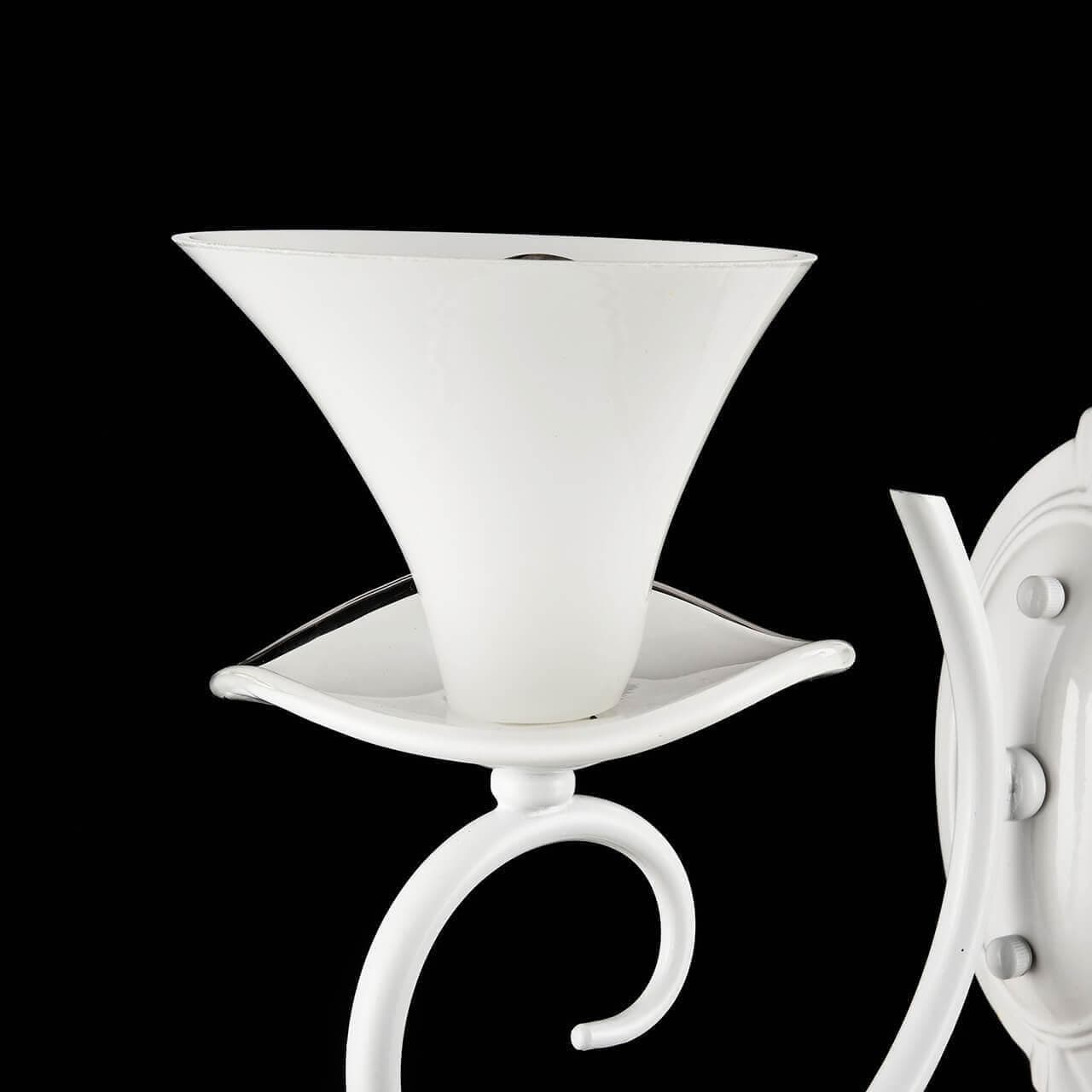 Freya Classic Fabre Жемчужный белый Бра E14 40W FR2001-WL-01-W — миниатюра 9