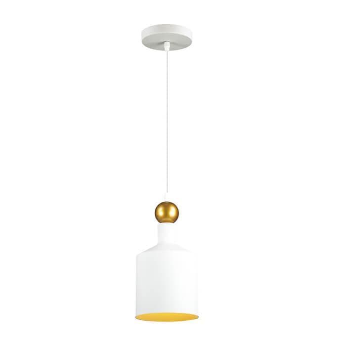 Odeon Light 4087/1 ODL19 387 белый/золотой Подвес Е27 1*40W 220V BOLLI — миниатюра 1
