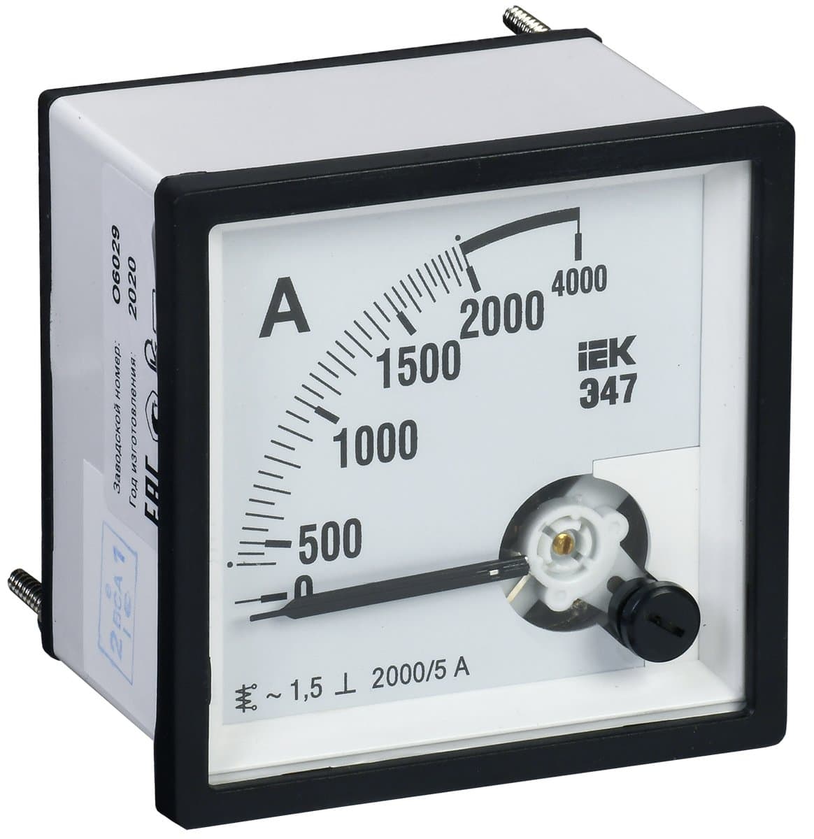 IEK Амперметр Э47 2000/5А кл. точн. 1,5 96х96мм — миниатюра 1
