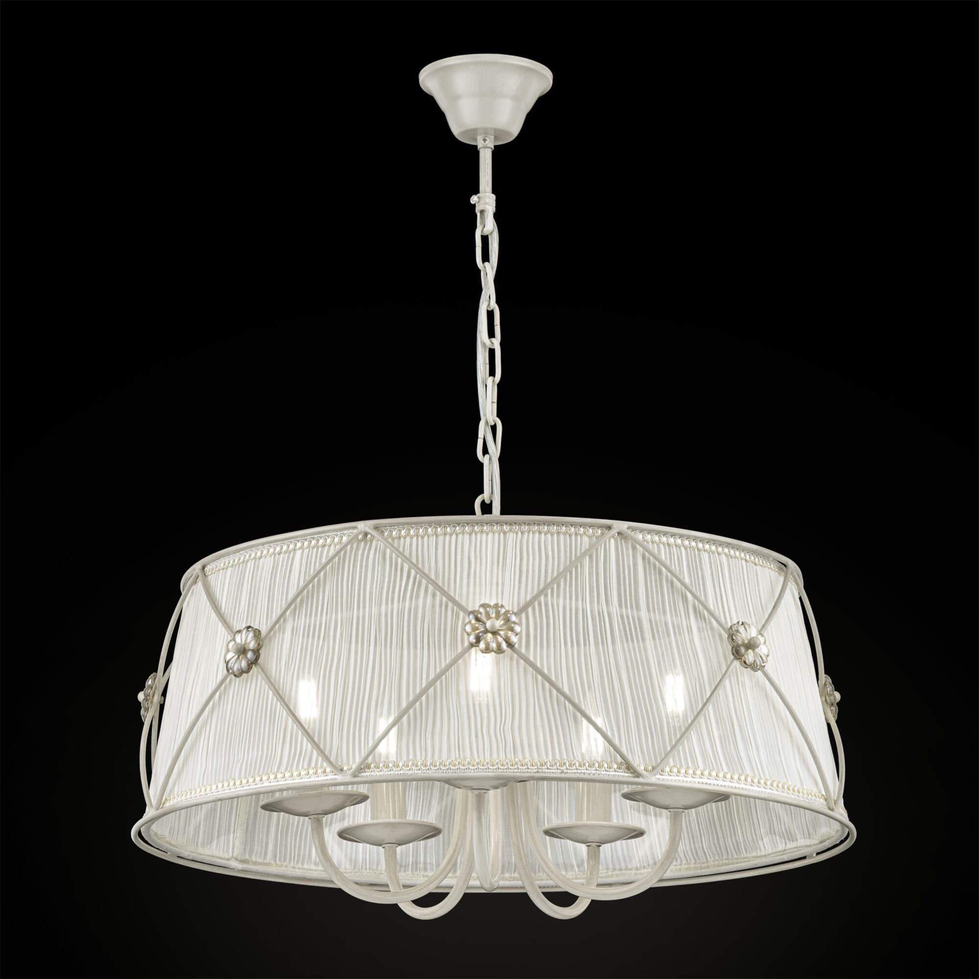 Maytoni Elegant Lea Жемчужный белый Люстра 5xE14 40W ARM369-05-G — миниатюра 6