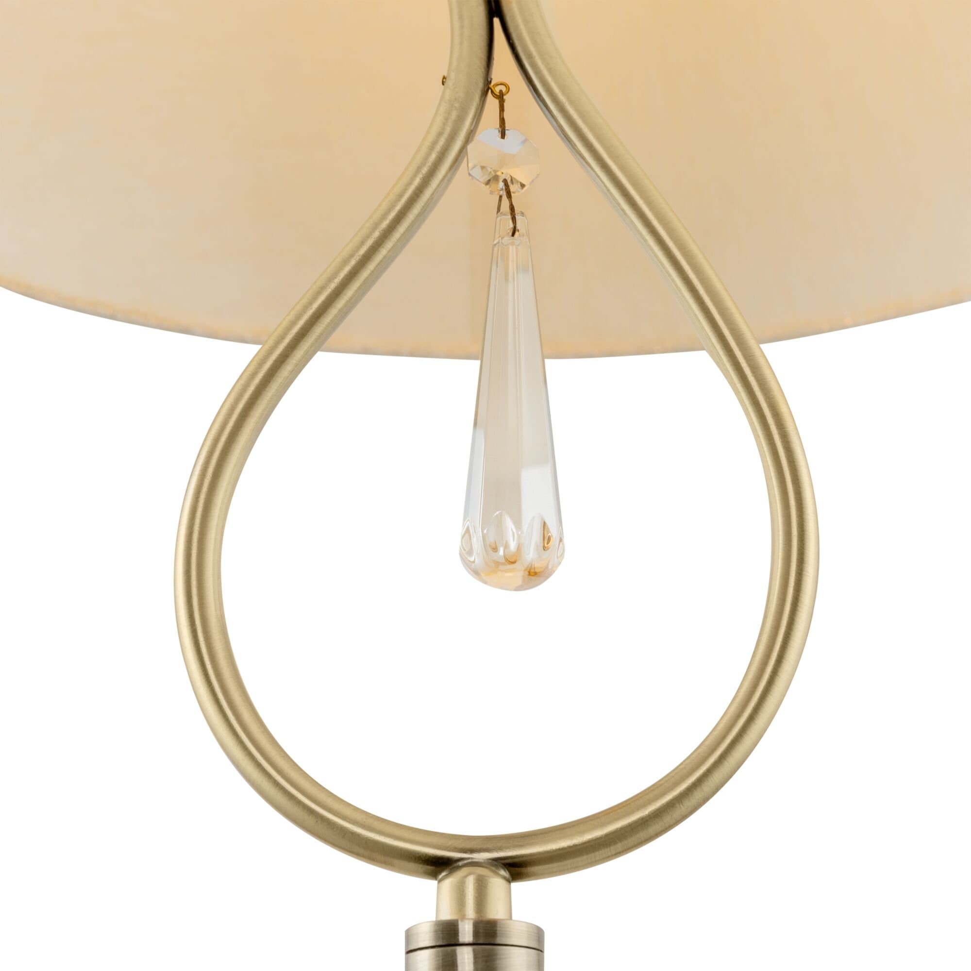 Freya Classic Madeline Латунь Торшер FR2019FL-01BS — миниатюра 4