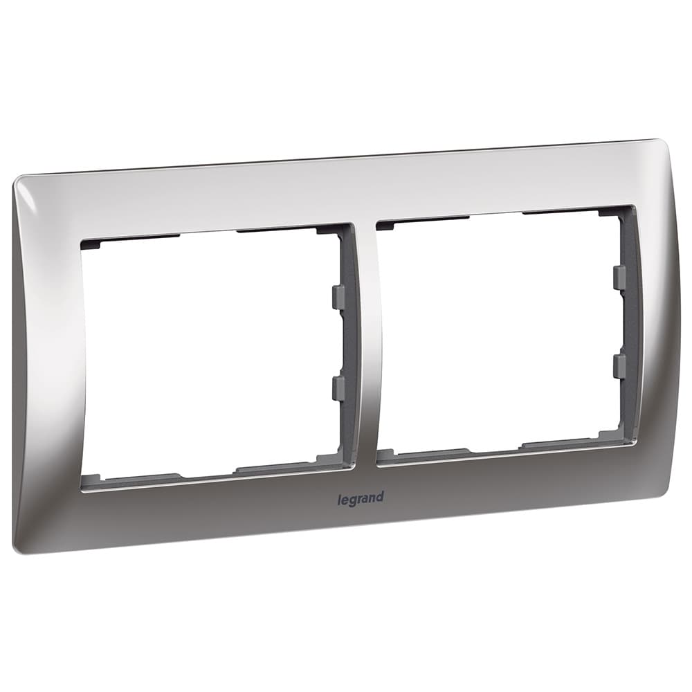 Legrand Galea Life Хром/Chrome Рамка 2-я гориз 771932