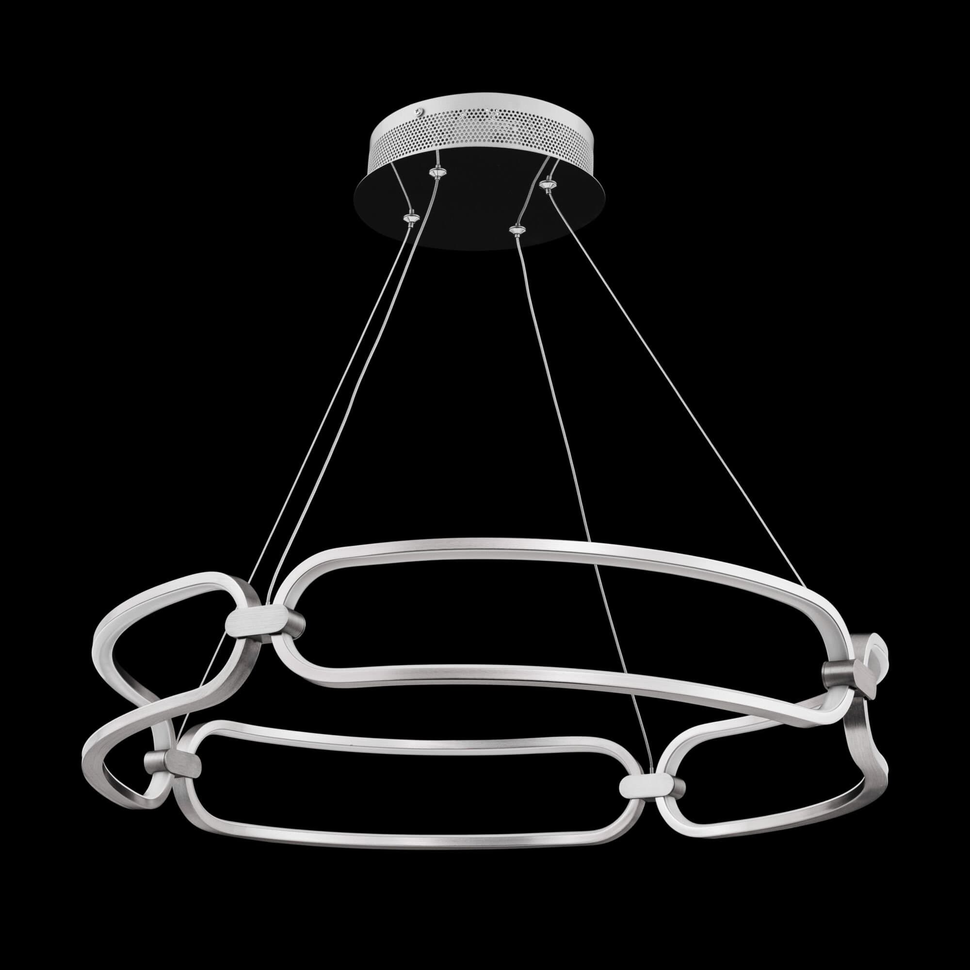 Maytoni Modern Chain Никель Подвесной светильник LED 50W 3500Лм MOD017PL-L50N — миниатюра 4