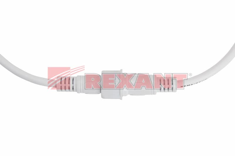 Соединительный кабель (5pin) герметичный (IP67) 5х0.5мм² 300V белый Rexant 11-9450 — миниатюра 3