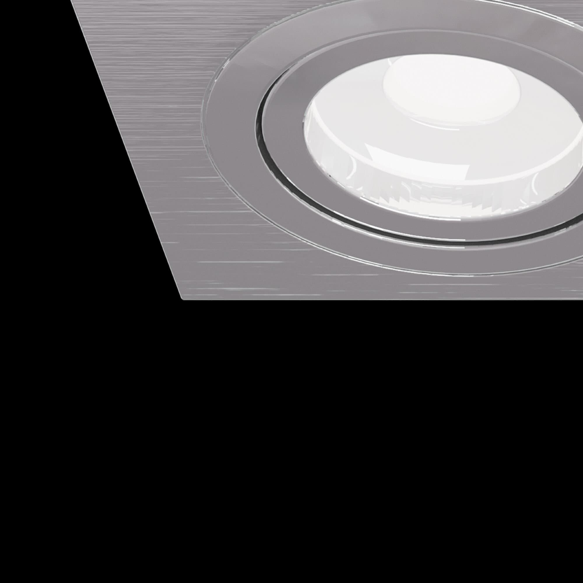 Maytoni Technical Atom Серебро Встраиваемый светильник GU10 50W DL024-2-02S — миниатюра 8