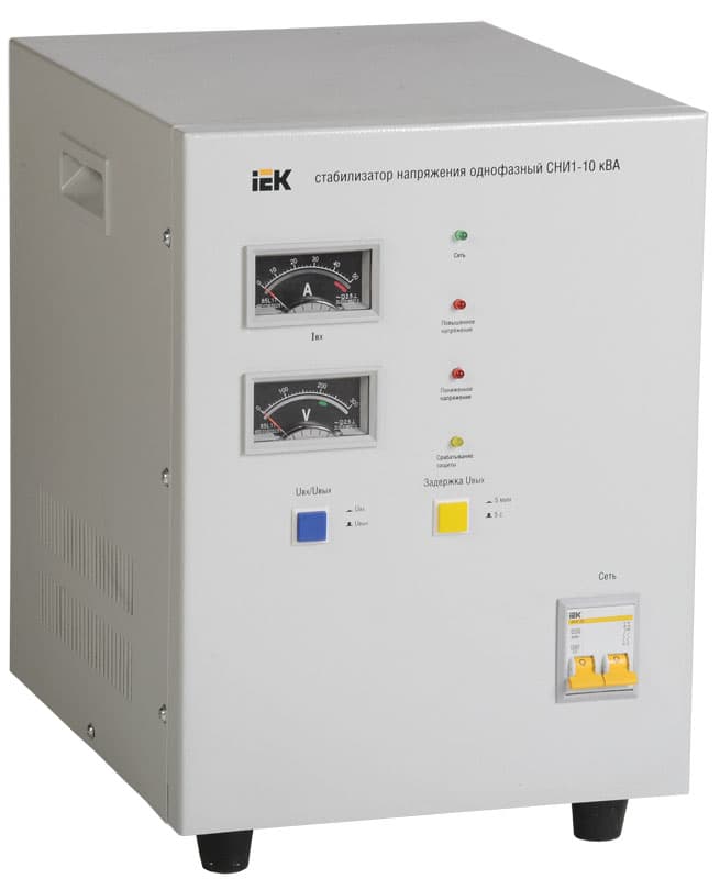 IEK Стабилизатор напряжения СНИ1-10 кВА однофазный