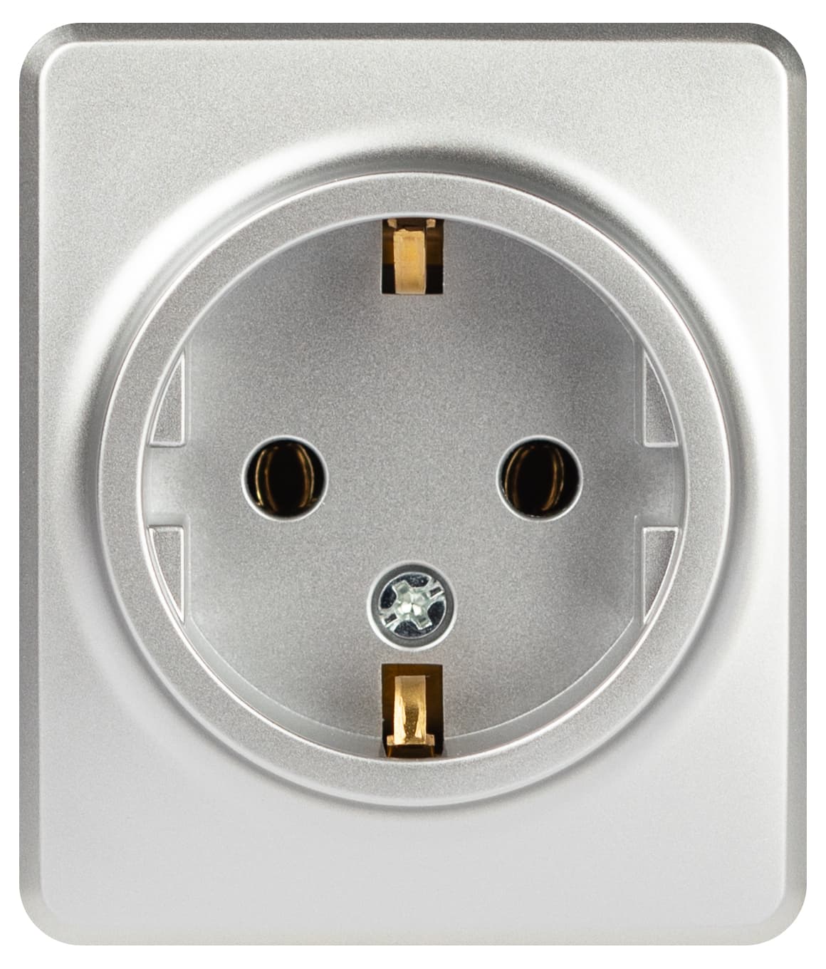 ЭРА Розетка Эксперт 11-2203-03 2P+E Schuko IP20 16A-250В ОУ алюминий — миниатюра 3