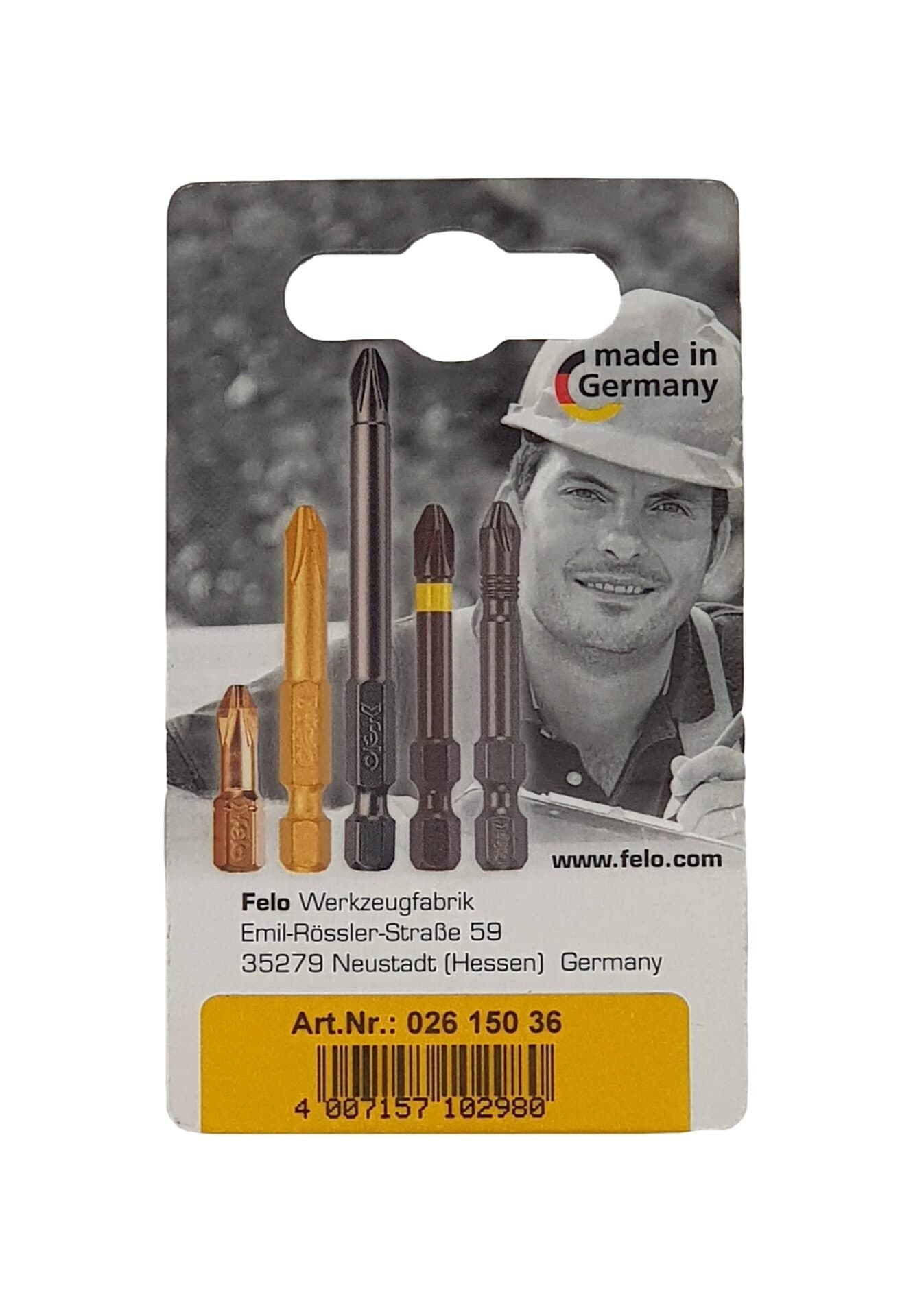 Felo Бита Torx 15X25, серия Industrial, 2 шт в блистере 02615036 — миниатюра 2