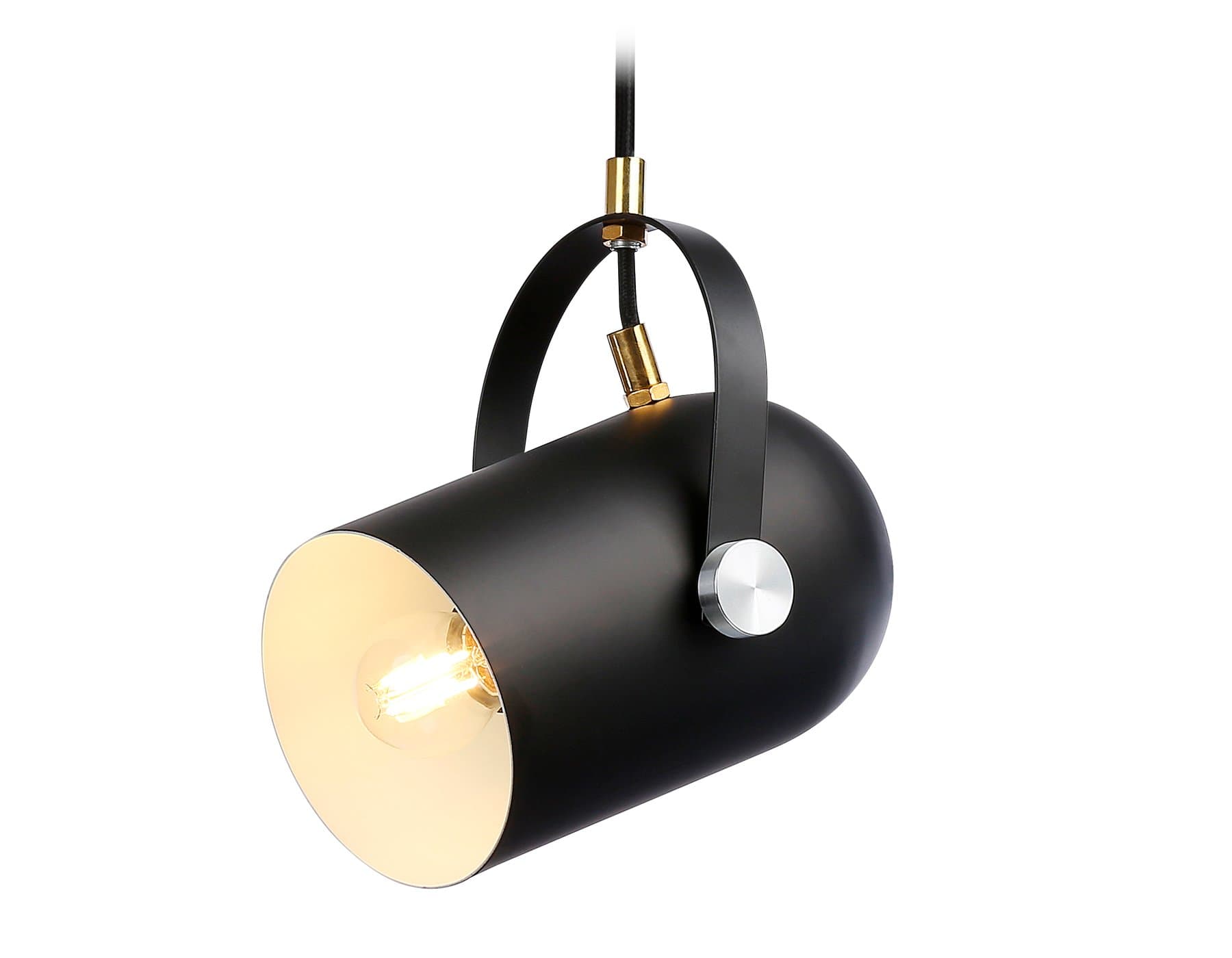 Ambrella Подвесной светильник в стиле лофт TR8206 BK черный E27 max 40W D117*1035 — миниатюра 1