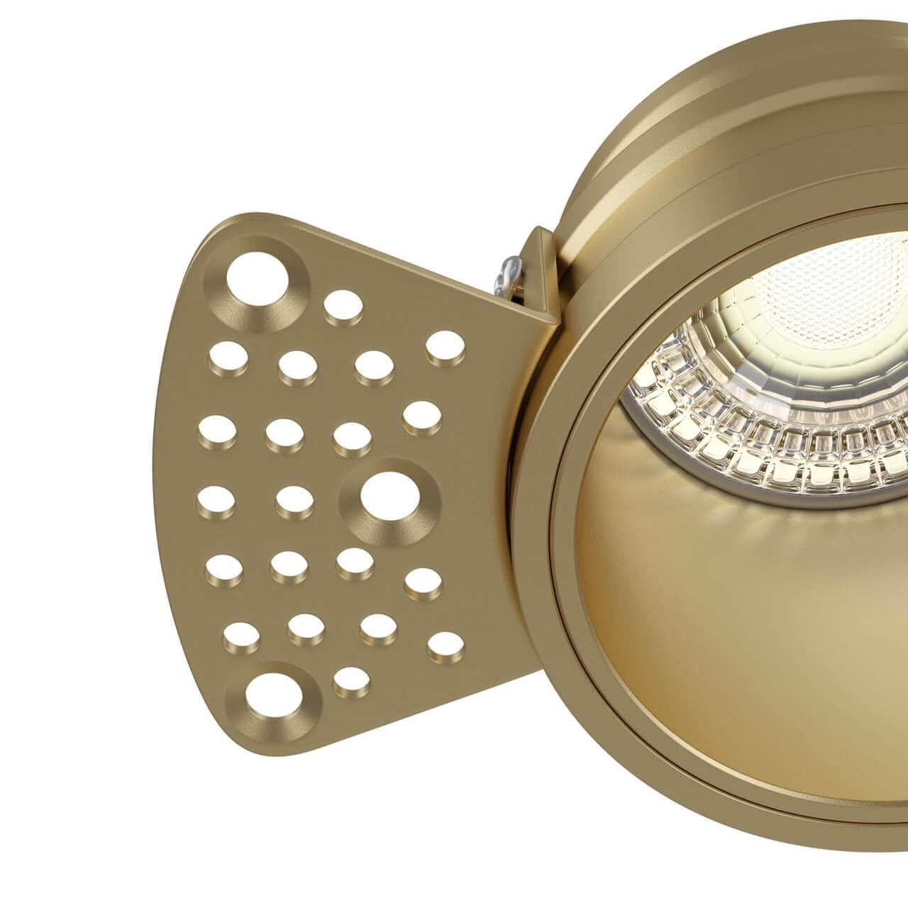 Maytoni Downlight Reif Матовое Золото Встраиваемый светильник DL048-01MG — миниатюра 7
