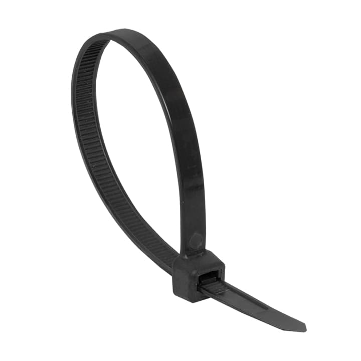 EKF Basic Хомут нейлоновый черный (2,5х250) (100шт.)