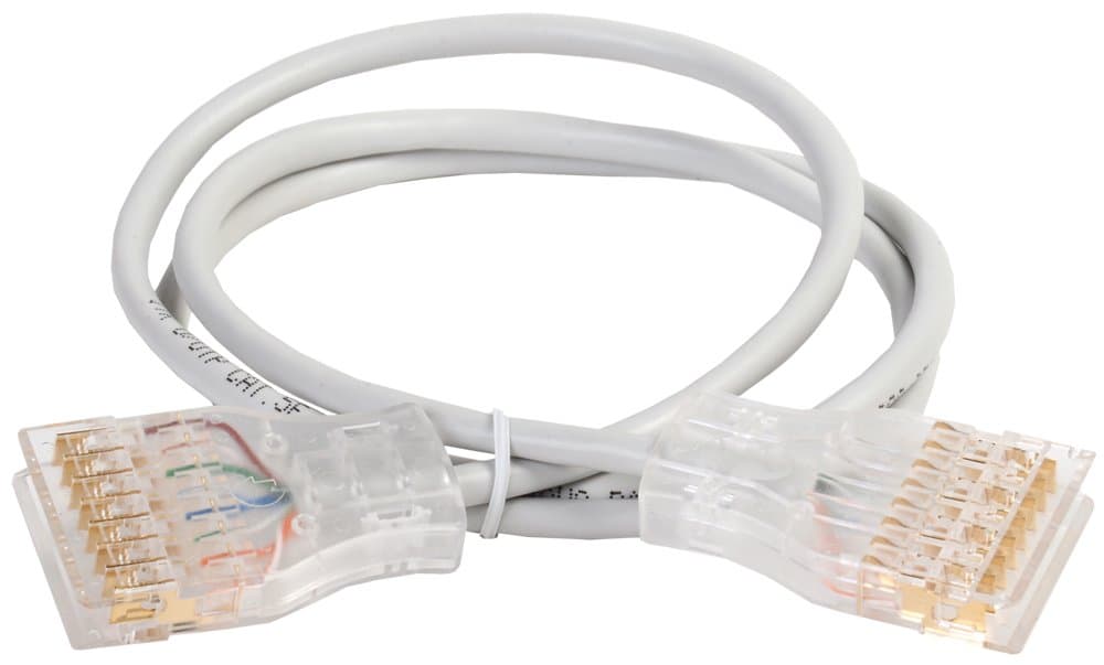 IEK ITK Патч-корд 110-110 4 пары, кат.5Е, 2м, серый PC01-110-4P2M