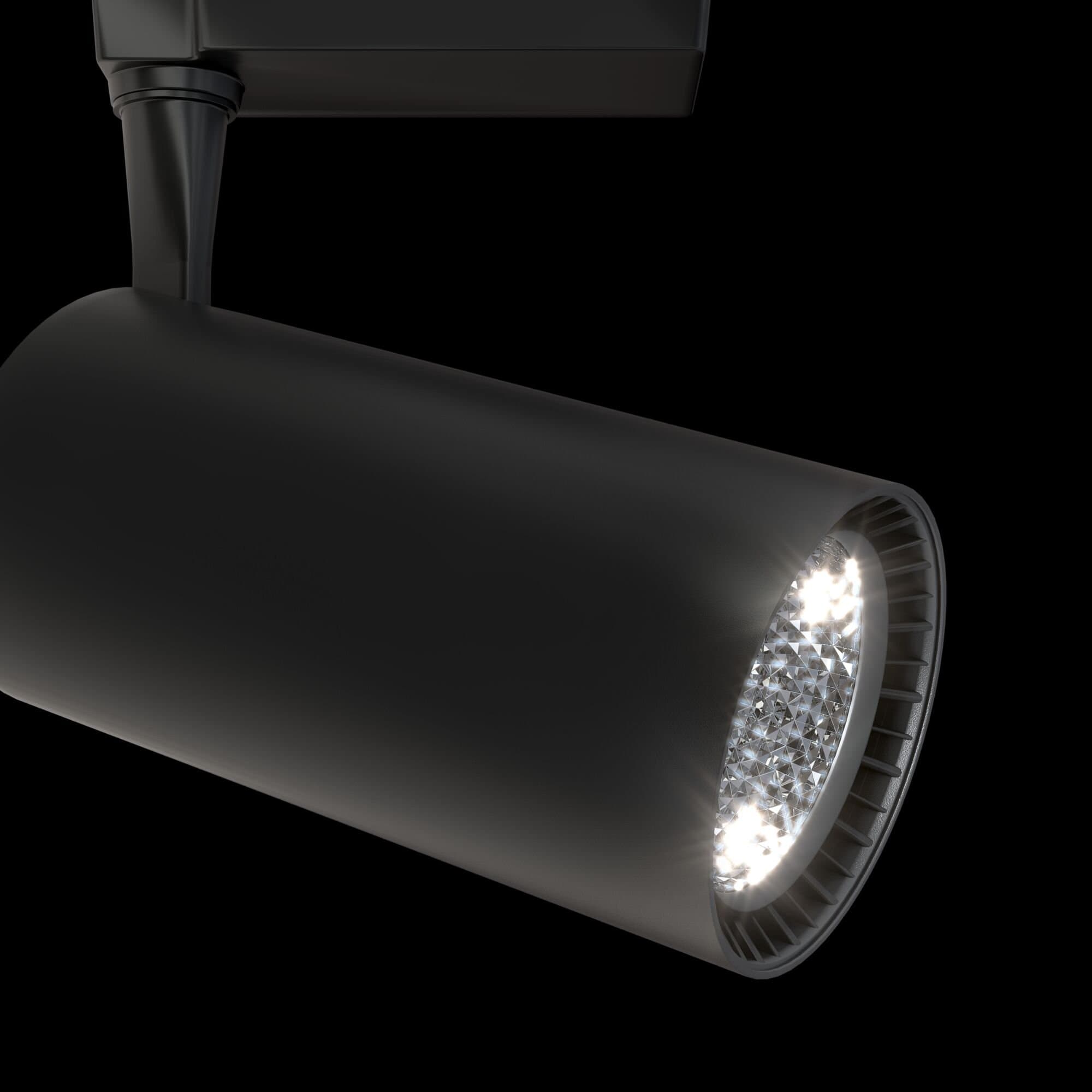 Maytoni Single phase track system Track lamps Черный Трековый светильник TR003-1-40W4K-B — миниатюра 4