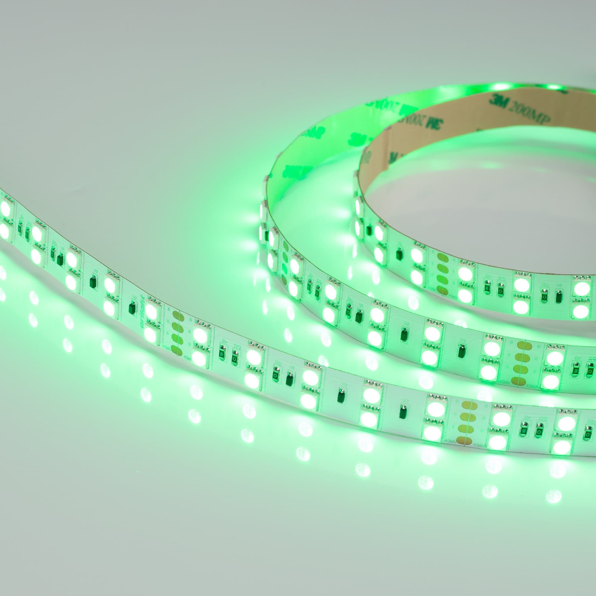 Arlight Светодиодная лента RT 2-5000 36V RGB 2X2 (5060, 600 LED, LUX) (26 Вт/м, IP20) 015080 — миниатюра 2