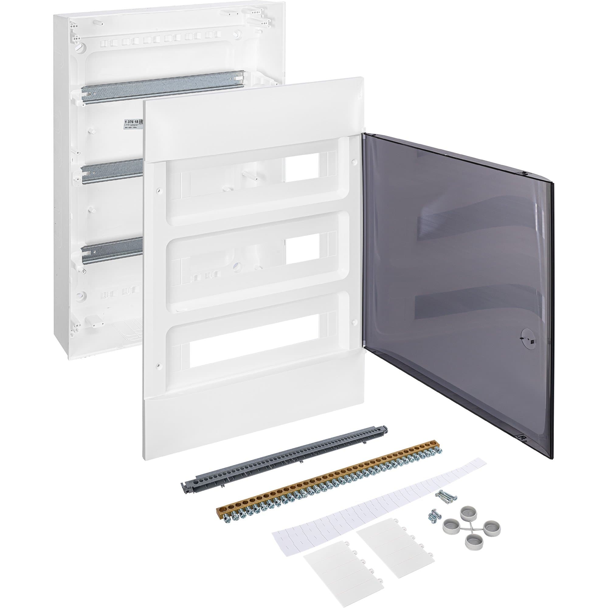 Legrand Practibox S Пластиковый щиток Навесной 3X18 Дымчатая дверь 137618 — миниатюра 5