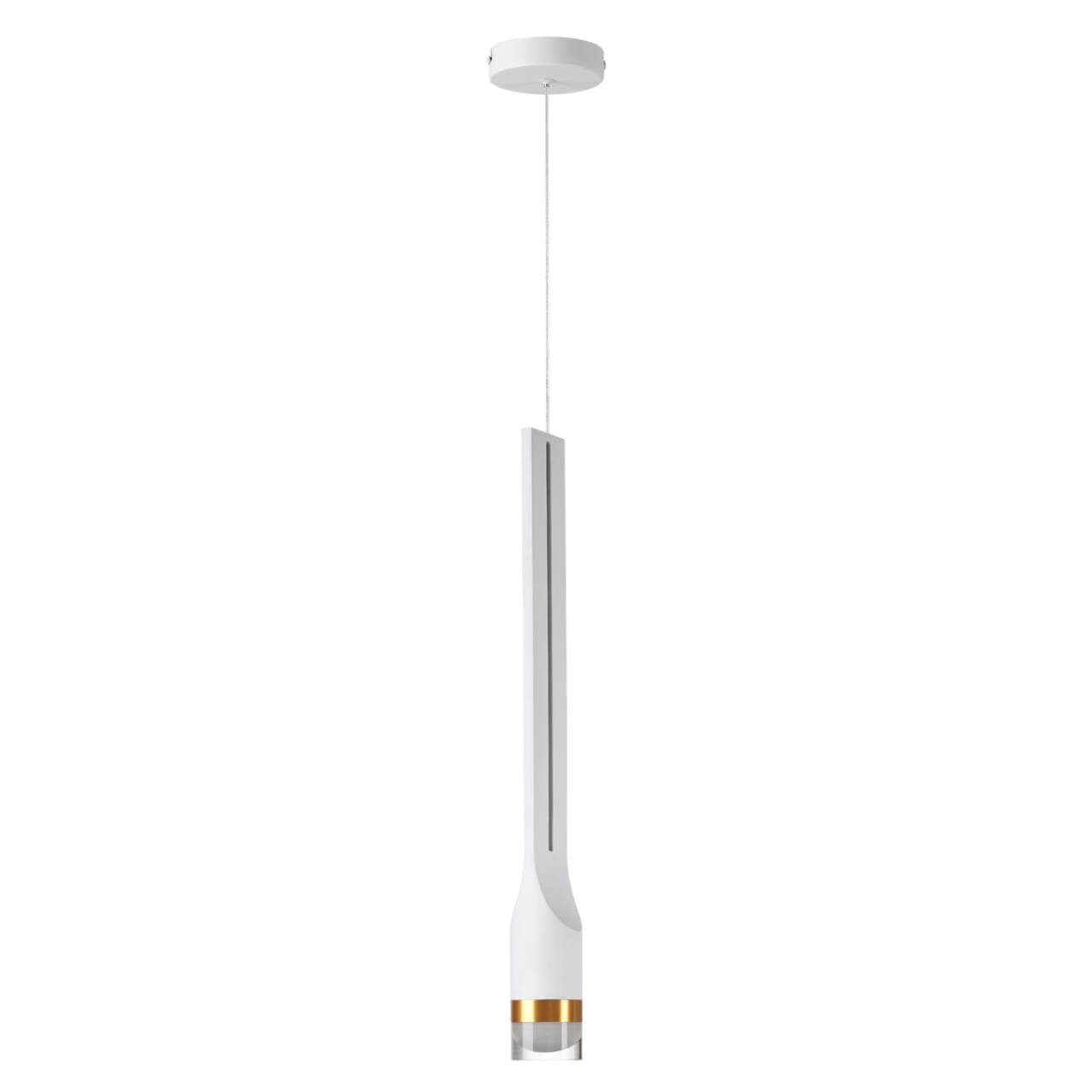 Odeon Light 4384/5L HIGHTECH ODL23 230 белый/металл/акрил Подвесной св-к IP20 LED 5W 350Лм 3000K NILO — миниатюра 1